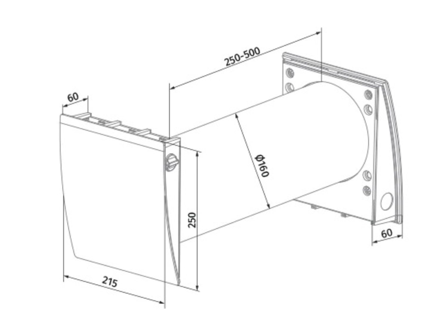 VENTILATOR CU RECUPERARE DE CALDURA BLAUBERG - VENTO ECO A50-4 S11 PRO 2